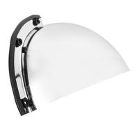 UPKOCH Espejo de Seguridad Convexo, Espejo de Tráfico de Esquina Acrílico con Vista Amplia para Uso en Exteriores E Interiores, 28 X 24 Cm, Plateado