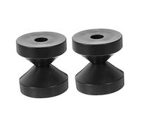 UPKOCH Estabilizador de Marco de Cama Ajustable en Hierro y Abs, Tope Roscado Antivibración para Cabecero en Oficina y Hotel, Longitud 4.2-4.7 Cm Negro