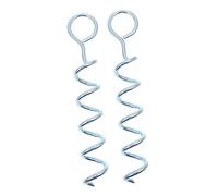 UPKOCH Estaca para Atar Perros De Hierro Resistente, 2 Piezas, Varilla En Espiral para Fijación Al Aire Libre, Uso En Camping y Senderismo para Mascotas