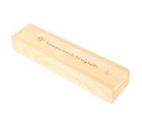 UPKOCH Estuche con Tapa para Prueba de Embarazo Caja de Recuerdo Delicada de Madera para Prueba de Embarazo para Guardar Recuerdos y Anuncios de Recién Nacido