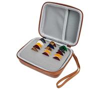 UPKOCH Estuche Organizador para Púas De Guitarra con 15 Piezas De Púa para Guitarra Folk y Eléctrica, Compacto y Ligero, Superficie Lisa y Bordes Seguros para Uso Profesional y Transporte Fácil