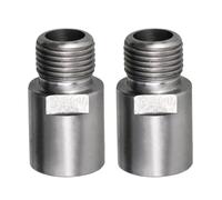 UPKOCH Extensor de Pedal de Bicicleta de Montaña 20 MM Espaciador de Eje de Acero Plateado Accesorio para Pedales de Carretera y Plegables Protección de Manivela y Ahorro de Esfuerzo