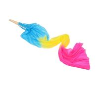 UPKOCH Fanático De La Danza Infantil Abanico De Danza del Vientre Tela De Abanico Banderas De Baile Abanico De Baile Colorido Decoración Práctica del Ventilador Bufandas De Baile Madera