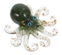 UPKOCH Figurita de Pulpo de Resina Decorativa Escultura Animal Detallada Adorno Compacto para Escritorio y Hogar Regalo Creativo para Amantes de Animales