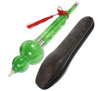 UPKOCH Flauta De Cucurbitáceas Hulusi 7 Agujeros C/b Resina y Baquelita Decorativa y Fácil De Aprender