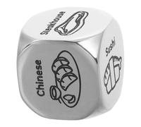 UPKOCH Food Decision Dice para Elegir y Snacks Dados Portátiles para Culinarias y Noches Temáticas Original para Amantes Cocina
