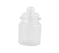 UPKOCH Frascos de Vidrio Transparente 300 Ml Sello Hermético, Recipiente Redondo de Vidrio para Almacenar Especias y Alimentos Secos, Envases Prácticos para Cocina y Despensa