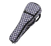 UPKOCH Funda para Ukelele Soprano de Lona Resistente y Doble Cremallera Bolsa de Hombro y Mochila para Transporte Protección Arañazos Adecuado para Músicos y Viajes