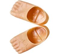 UPKOCH Fundas Gigantes para Zapatos De Pie Divertidas Zapatillas Descalzas Monstruo De Halloween Monstruo Cavernícola Pies Gigantes Realistas Accesorios De Disfraz De Halloween