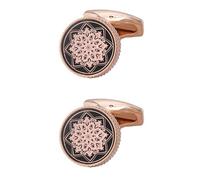 UPKOCH Gemelos de Camisa Decorativos en Rosa Dorado, 1 Par, Botones Sencillos y Elegantes para Traje y Camisa, Accesorios Masculinos para Ocasiones Formales y Negocios