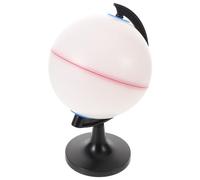 UPKOCH Globo terráqueo en blanco con soporte | Modelo de la Tierra regrabable para aprender geografía infantil | Globo terráqueo interactivo para dibujar | Para aula y hogar (14 cm)