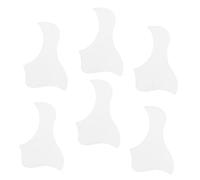 UPKOCH Golpeadores Autoadhesivos Para Guitarra Acústica y Ukelele, Juego De 6 Piezas Medianas, Protector Transparente Antirayaduras, Accesorios Para Partes De Guitarra Folk