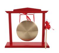 UPKOCH Gong De Mesa Con Apertura Gong De Escritorio Instrumento De Percusión Tradicional Chino