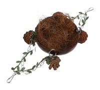 UPKOCH Hamaca Colgante para Pájaros Nido para Periquitos y Cacatúas Cama de Natural para Jaula de Mascotas Accesorio Duradero y Decorativo