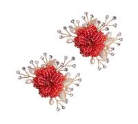 UPKOCH Hebillas para Zapatos Forma de Flor de Aleación Clips Decorativos para Zapatos de Novia Adornos para Boda Pack de 2 Unidades Accesorios para Fiestas y Eventos Obsequios