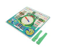 UPKOCH Herramienta De Enseñanza De La Hora Juguete Matemático De Madera Reloj Didáctico