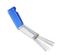 UPKOCH Herramienta De Guitarra Limas De Ranura De Cejuela Acero Inoxidable Perfecto Para Mantenimiento Fácil De Transportar