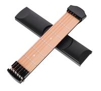 UPKOCH Herramienta Portátil para Práctica de Guitarra de Bolsillo Mástil de Franela y Papel para Guitarristas Principiantes Que Desean Practicar en Cualquier Lugar