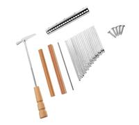 UPKOCH Herramientas Profesionales para Reparación de Kalimba con Tornillos de Martillo de Afinación y Accesorios Ligero y Duradero para Músicos Principiantes y