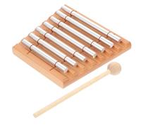 UPKOCH Instrumento de Percusión Manual de 7 Tonos para Enseñanza Musical de Niños Y Niñas Carillones de Martillo Suave para en El Aula Yoga Y Actividades al Aire