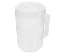 UPKOCH Jarra Medidora de Plástico con Escala Capacidad Grande y Resistente al Calor Jarra para Agua Fría con Tapa para Cocina y Servir Bebidas Reutilizable