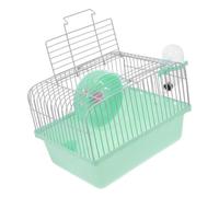 UPKOCH Jaula De Hámster Transportador Hábitat Jaulas De Hámster Chinchilla Roedor Pequeño Transportistas Y para Accesorios Jaula Hamster Jaula De Hamster De Viaje Green Abs