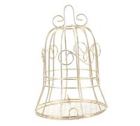 UPKOCH Jaula De Pájaros Dorada Juguetes Masticables para Comedero Colgante para Periquitos Decoración para Jardines y Interiores