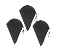 UPKOCH Juego de 3 Bolsas Triangulares para Ocarinas Pequeñas de 12 Agujeros Hechas de Tela Resistente Fáciles de Abrir Y Cerrar Seguras para Viajar