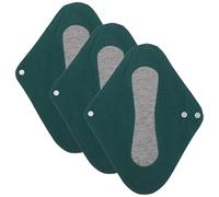 UPKOCH Juego de 3 compresas posparto - Absorbentes femeninas de alta resistencia - Forro de grafeno - Compresa para incontinencia lavable a máquina - Compresas higiénicas