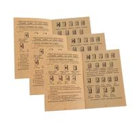UPKOCH Juego De 3 Piezas De Mahjong Chino: Manual Completo De Aprendizaje De Mahjong Chino, Ideal para Principiantes.