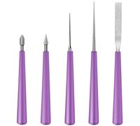 UPKOCH Juego De 5 Limas De Diamante Para Escariador De Cuentas Herramientas De Bisutería Para Limar Agujeros En Vidrio Metal Plástico Y Madera 4.7 Pulgadas Para Manualidades Y Fabricación De Joyas