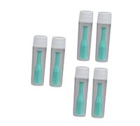 UPKOCH Juego de 6 Piezas Insertador de Soporte de Lente con Ventosa Verde, Material Abs, Portátil y Flexible para Lentes Duros y Rgp, Adecuado para Viajar