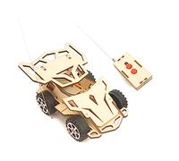 UPKOCH Juego De Coche Deportivo De Juguete DIY De Madera por Control Remoto para Niños, Sin Batería, Modelo Ensamblado, Educativo y Práctico, Adecuado para Desarrollo Científico y Entretenimiento