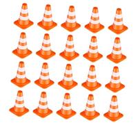 UPKOCH Juguete de de Tráfico Educativo para Niños Mini de Tráfico 50 Piezas para Aprendizaje y Juego Conos de Construcción Miniatura