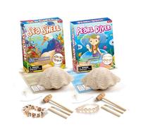 UPKOCH Juguete Educativo de Excavación, Pulsera DIY Infantil de Perlas Naturales, Set de Manualidades Creativas para Desarrollo Cognitivo y Habilidades Sociales