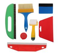 UPKOCH Kit de 7 Piezas de Rasqueta Semicircular para Película de Vinilo Automotriz Herramienta Raspadora de Vinilo Borde y Escobilla de Goma Pequeña para Instalación Precisa en