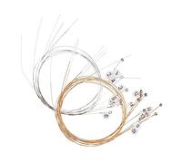 UPKOCH Kit de Cuerdas de Lira de 16 Piezas en Acero, Accesorios de Reemplazo para Instrumentos Musicales, Cuerdas de Repuesto Prácticas para Lira, Tono Estándar para Uso en Arpa Lyre