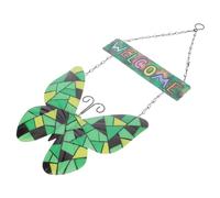 UPKOCH Letrero De Bienvenida De De Hierro Adorno De Hierro Forjado Para Pared Colgante De Bienvenida Para Puerta Decoración De Jardín Diseño De Mariposas Decoración De Pared Para