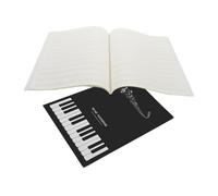 UPKOCH Libros Cuaderno de Partituras con Pentagramas para Músicos Papel Práctica de Piano y Guitarra Cuaderno de Composición Musical Suministros Profesionales