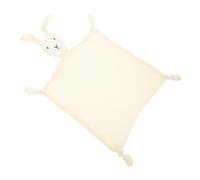 UPKOCH Mantita De Seguridad Para Bebés Diseño De Conejo Suave y Transpirable Muselina De Algodón Para Dormir y Jugar Para Recién Nacidos y Pequeños