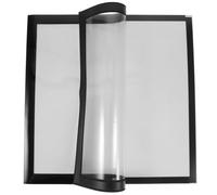 UPKOCH Marco de Fotos Magnético Negro de 5x5 Imán Flexible y Lienzo, Portafotos para Refrigerador Adecuado para Bodas y Navidad