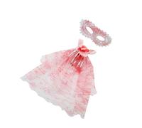 UPKOCH Máscara de Carnaval para Mujer de Encaje Victoriano con Velo Floral Romántico Juego de 1 Pieza para Fiesta de Halloween Día Muertos y Cosplay Máscara de Festival Ligera y