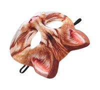 UPKOCH Máscara de Gato Mitad Rostro Ligera y para Fiesta de Disfraces y Halloween Accesorio Reutilizable para Adultos y Diseño Auténtico y Fácil Limpieza