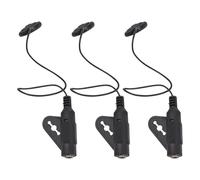 UPKOCH Micrófono de Contacto Adhesivo para Guitarra y Ukelele Eléctrico Pack 3 Piezas Pastilla Piezoeléctrica sin Taladro Alta Sensibilidad para Captura Acústica Precisa