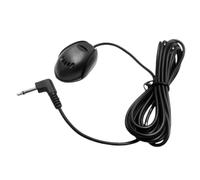 UPKOCH Micrófono Externo para Coche Conector Jack de 3,5 Mm, Color Negro, Material Abs Resistente, Micrófono Auxiliar para Radio de Vehículo, Mejora Audio en Sistema Estéreo de Automóvil