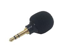 UPKOCH Micrófono Mini Estéreo Portátil Negro para Grabación y Chat Móvil Tablet y Laptop Compatible con Apple y Windows