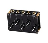UPKOCH Mini Mezclador Estéreo De Entradas De Mezclador Audio Portátil Sin Fuente De Alimentación Para Pc Teléfono y