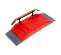 UPKOCH Mini Parque de Skate para Dedos con Rampa de Plástico Accesorios Modulares para Montar Pista Personalizada Plataforma para Practicar Trucos