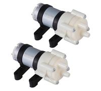 UPKOCH Minibomba de Agua para Acuario 6-12v Microbomba de Diafragma Silenciosa Bomba Pequeña de Circulación para Peceras Domésticas 2 Unidades Diseño Compacto y Portátil