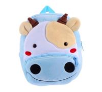 UPKOCH Mochila Infantil de Peluche con Diseño de Animales para Bolsa Kindergarten Suave y Ligera con Tirantes Acolchados para Guardería y Preescolar